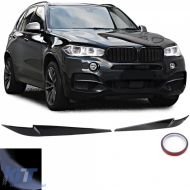 image-20-Scheinwerferabdeckungen Evil Eye Black Gloss geeignet für BMW X5 F15 2013-2018
