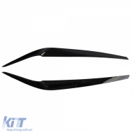Scheinwerferabdeckungen Evil Look Black Gloss geeignet für 5 Series BMW G30 G31 ab 17-image-6202482