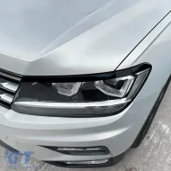 Scheinwerferabdeckungen glänzend schwarz geeignet für VW Tiguan AD1 Pre-Facelift 2016-2020-image-6211054