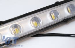 Scheinwerferabdeckungen LED DRL für Mercedes W463 89-12 Blinker G65 Design-image-6067798