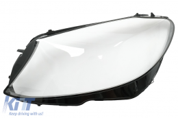 Scheinwerferglas Brille für Mercedes C W205 Limo S205 T-Modell 14-18 Klar-image-6085809