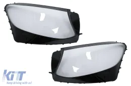 image-31-Scheinwerferglas für Mercedes GLC X253 C253 2015-2018 Klarglasoptik