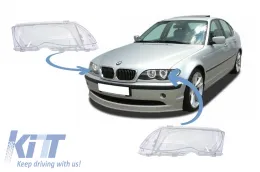 image-11-Scheinwerfergläser für BMW 3er E46 LCI Facelift Limousine Touring 2001-2004