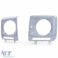 Scheinwerferrahmenhalterabdeckungen Paar geeignet für Mercedes G-Class W463 12-18-image-6199223
