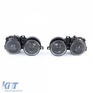 Scheinwerfersatz schwarz rauchig geeignet für BMW 3er E30 87-93-image-6195816