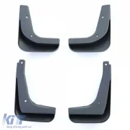 Schmutzfänger-Set vorne und hinten, schwarz, geeignet für VW Polo 5 Pre-Facelift 6R 09-14-image-6198429
