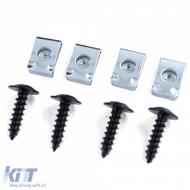 Schmutzfänger-Set vorne und hinten schwarz geeignet für VW Bus T5 T5.1 T6 T6.1 ab 03-image-6200567
