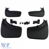Schmutzfänger-Set vorne und hinten schwarz, geeignet für VW Touareg II 7P 2010-2018-image-6202445