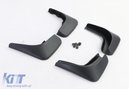 Schmutzfänger-Set vorne und hinten schwarz, geeignet für VW Golf 6 08-12-image-6203542