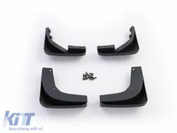 Schmutzfänger-Set vorne und hinten schwarz, geeignet für VW Golf 6 08-12-image-6203543