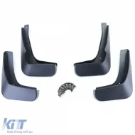 Schmutzfänger-Set vorne und hinten, schwarz, geeignet für VW Polo 5 Facelift 6C von 14-17-image-6204184