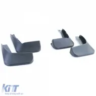 Schmutzfänger-Set vorne und hinten, schwarz, geeignet für VW Polo 5 Facelift 6C von 14-17-image-6204185