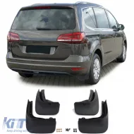 image-60-Schmutzfänger-Set vorne und hinten schwarz geeignet für VW Sharan 7N 10-22