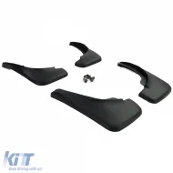 Schmutzfänger-Set vorne und hinten, schwarz, geeignet für VW Golf 4 97-06, Golf 5 05-09-image-6205413