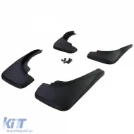 Schmutzfänger-Set vorne und hinten, schwarz, geeignet für VW Golf 4 97-06, Golf 5 05-09-image-6205414