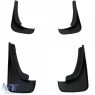 Schmutzfänger-Set vorne und hinten, schwarz, geeignet für VW Golf 4 97-06, Golf 5 05-09-image-6205417
