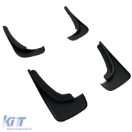 Schmutzfänger-Set vorne und hinten, schwarz, geeignet für VW Golf 4 97-06, Golf 5 05-09-image-6205418