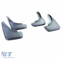 Schmutzfänger-Set vorne und hinten, schwarz, geeignet für VW Golf 5 Sedan Variant 03-09-image-6206658