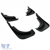 Schmutzfänger-Set vorne und hinten schwarz, geeignet für VW Touareg I 7L 2002-2010-image-6209820