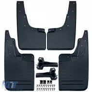 Schmutzfänger-Set vorne und hinten schwarz geeignet für VW Amarok I 2010-2022-image-6210885