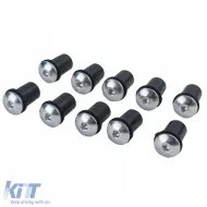 image-3-Schraubensatz für Motorradwindschutzscheibe, Verkleidungsscheiben, Aluminium M5 silber