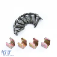 Schutzblechsatz vorne und hinten schwarz, geeignet für VW Passat B5 3BG 00-05-image-6204173