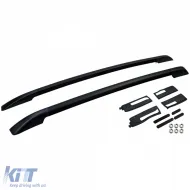 Schwarze Aluminium-Dachreling Nachrüstbar für Ford Ranger T6 T7 T8 2012-2022-image-6202723