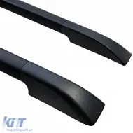 Schwarze Aluminium-Dachreling Nachrüstbar für Ford Ranger T6 T7 T8 2012-2022-image-6202728