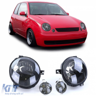 image-33-Schwarze klare Scheinwerfer + Blinker geeignet für VW Lupo 98-05