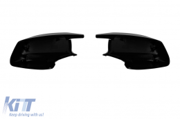 Schwarze Lackkappen Typ M geeignet für Standardspiegel an BMW Serie 5 F10, F11, Serie 6 F06, F12, F13, Serie 7 F01, F02-image-6237094
