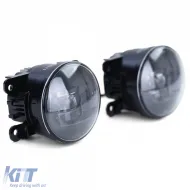Schwarze LED-Nebelscheinwerfer geeignet für Opel Astra G H OPC Corsa D Agila-image-6277091