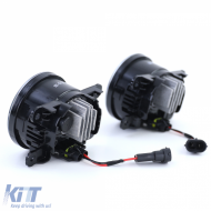 Schwarze LED-Nebelscheinwerfer geeignet für Jaguar S-Type 03-08 X-Type 01-09-image-6195725