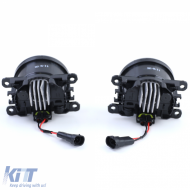 Schwarze LED-Nebelscheinwerfer geeignet für Nissan Note Pathfinder Navara Pixo-image-6197996