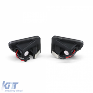 Schwarze LED-Seitenblinker geeignet für Smart Fortwo Cabrio Coupe 451 07-15-image-6204466