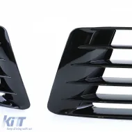 Schwarze Lüftungsgitterabdeckungen für R20 Stoßstange geeignet für VW Golf 6 5K1 09-13-image-6195863