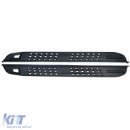 Schwarze perforierte Trittbretter geeignet für Ford Ranger T6 T7 T8 T9 einschließlich Raptor-image-6202643