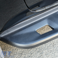 Schwarze perforierte Trittbretter geeignet für Ford Ranger T6 T7 T8 T9 einschließlich Raptor-image-6202646