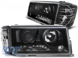 image-21-SCHWARZE Scheinwerfer geeignet für MERCEDES W201/190 12.82-05.93