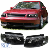 image-37-Schwarze Scheinwerfer mit rechts und links Blinkern geeignet für VW Passat 3B 96-00