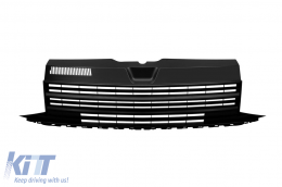 image-35-Schwarzer Grill geeignet für VW T6 2015-2019, ohne Emblemausschnitt