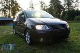 Schwarzer Grill ohne Emblem geeignet für VW Touran 2003-2006-image-6216925