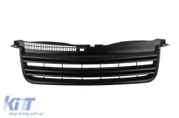 image-20-Schwarzer Grill ohne Emblem Typ R LINE geeignet für VW Passat 2000-2005