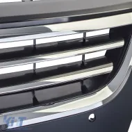 Schwarzer Kühlergrill mit Chromleisten, geeignet für VW Passat CC 2008-2012-image-6204936