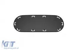 Schwarzer Lack RS-Typ Kühlergrill geeignet für Audi A4 B8 Limousine, Kombi nach 2013 mit Emblembasis, PDC-Haltern und Kennzeichenpanel-image-6132343
