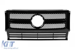 image-25-Schwarzer Lackgrill geeignet für Mercedes G-Klasse W463 1990-2012, Typ G63, G65