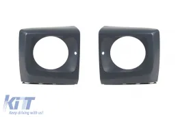 Schwarzer Lackgrill Typ Brabus geeignet für Mercedes G-Klasse W464 2018-2024-image-6138671