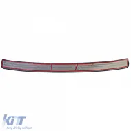 Schwarzer Stoßstangenprotektor aus Edelstahl geeignet für BMW 5er G30 G31-image-6193208