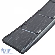 Schwarzer Stoßstangenprotektor aus Edelstahl geeignet für Mercedes GLC X254-image-6194357
