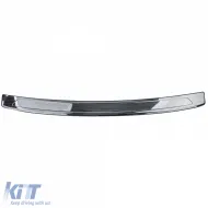 Schwarzer Stoßstangenprotektor aus Edelstahl geeignet für BMW X3 G01 ab 17-image-6199857