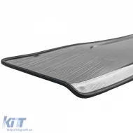 Schwarzer Stoßstangenprotektor aus Edelstahl geeignet für BMW X3 G01 ab 17-image-6199859